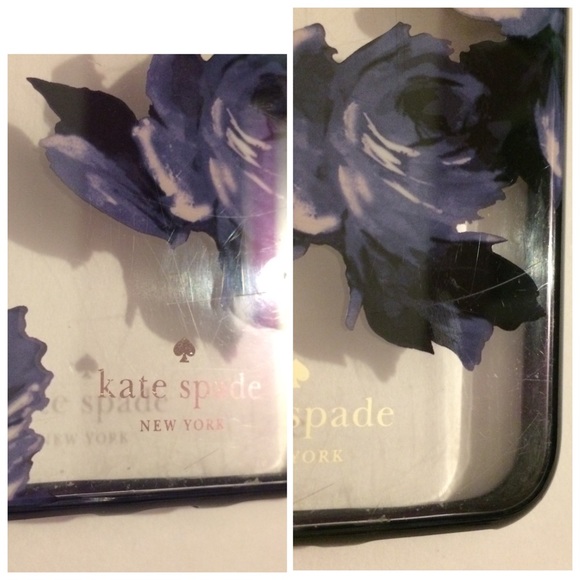 kate ♠️ blue & black flower cover iPhone 6+/7+/8+ - Picture 6 of 8